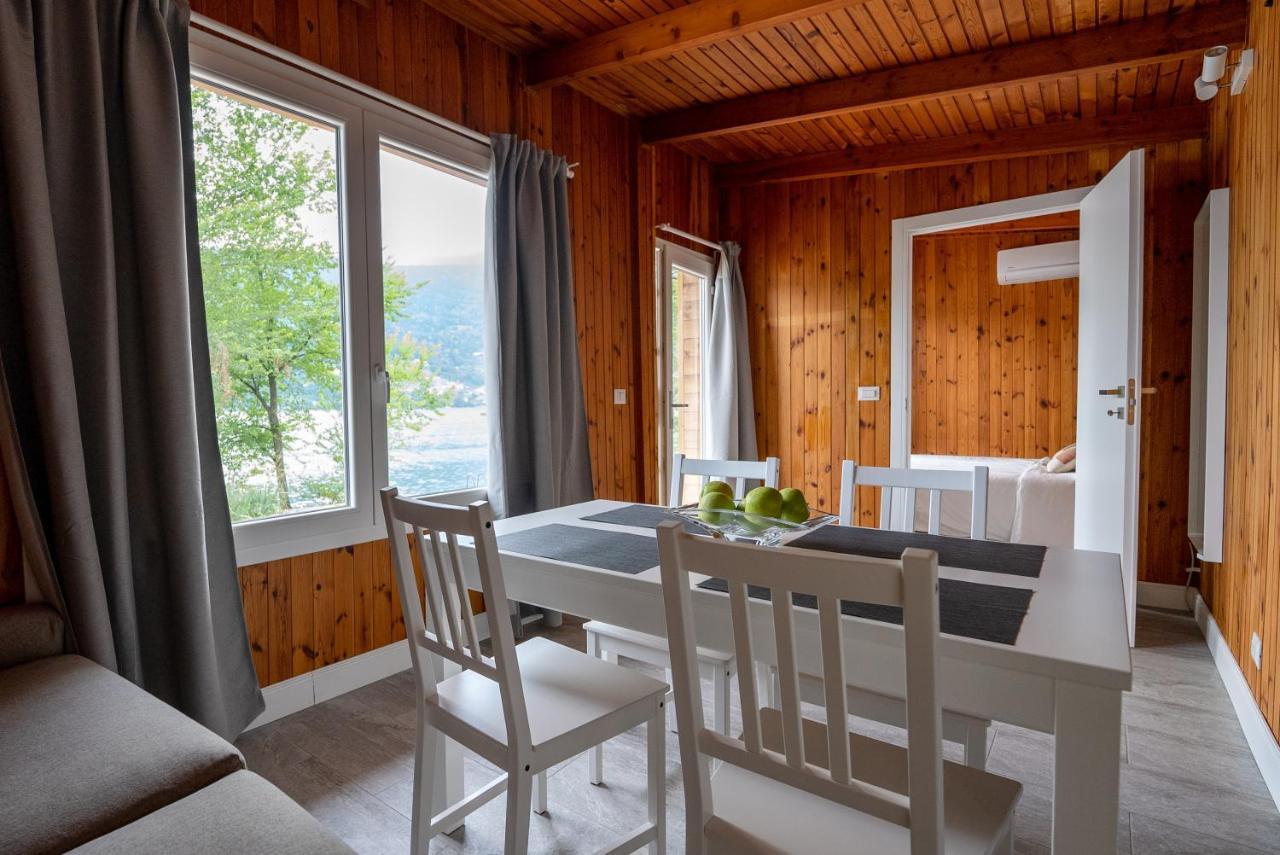 Chalet Alessandrini - Private Lakeside Beach Tenna Exterior foto
